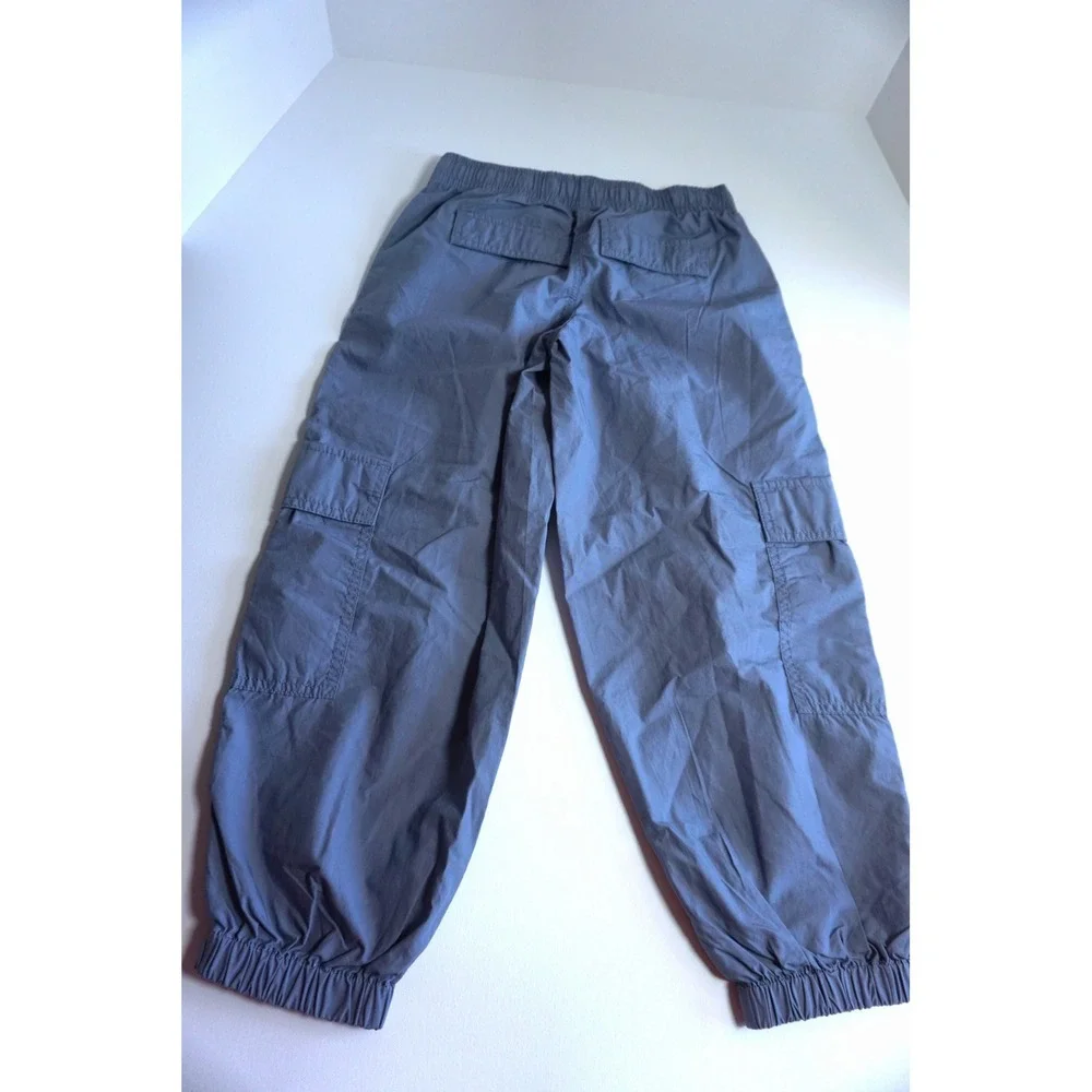 SO Goods for Life Kids Grey Cotton Cargo Jogger Pants Size 8 DG52X011RS